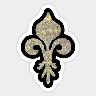 Paris Fleur de Lis Sticker